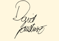 Autogramm David Faustino